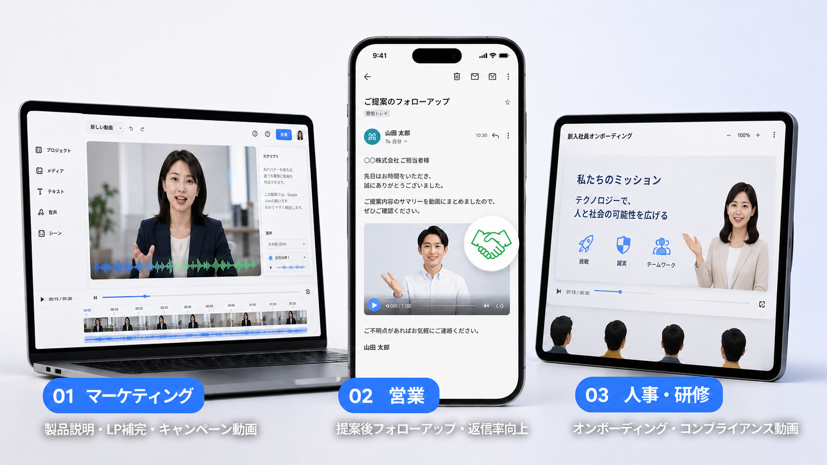 部門別 活用シナリオ:Google Vids AIアバターで動画制作を内製化する